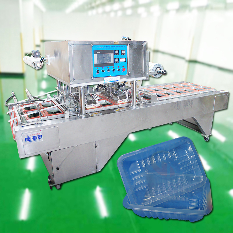 小龙虾盒装封口机 自动连续式