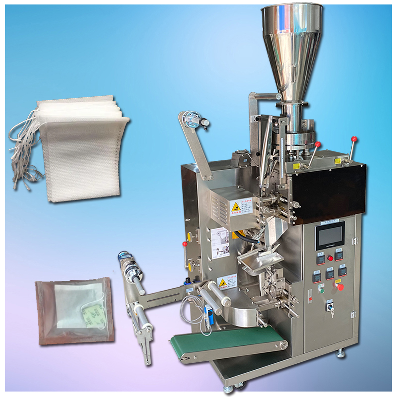 袋泡茶包装机 滤纸内包塑膜外袋包