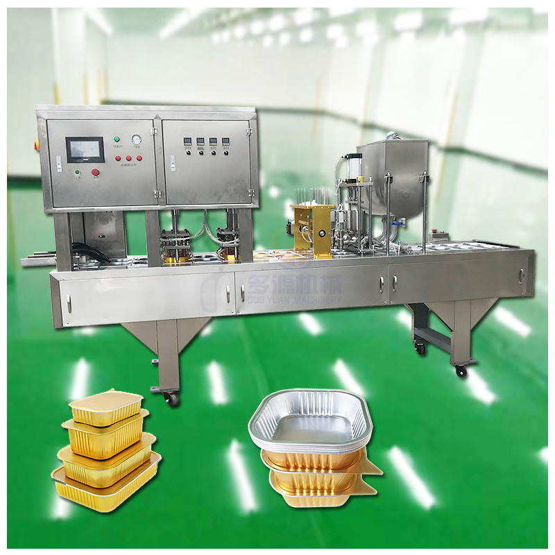 预制菜盒子灌装封口机